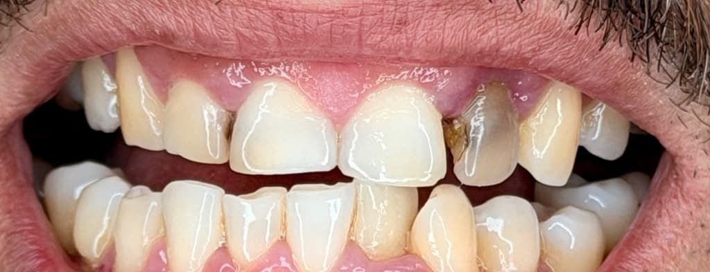 Restauración Dental Completa — antes