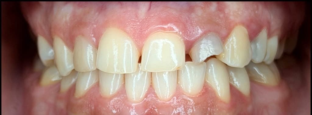 Cambio de Sonrisa Completo — antes